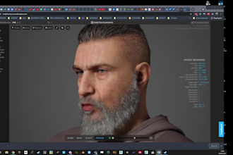 3d metahuman character design realistic unreal engine character model 3d rigging