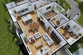 make house and architectural visualizations, walkthroughs