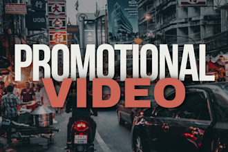 create a professional advertising video or promotional video