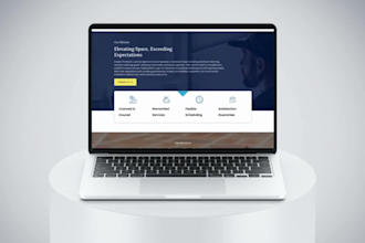 design a professional pressure washing and junk removal website