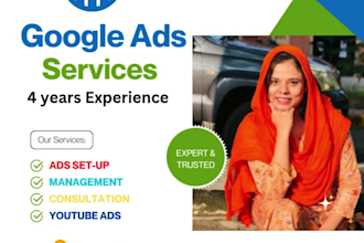 be your expert google ads manager for leads and sales