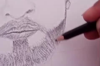create handmade pencil portrait ,special gift  name sketch