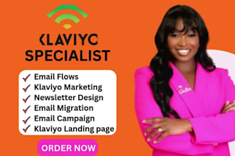 be klaviyo expert and specialist design klaviyo audit  va
