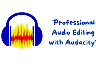 clean and edit audio in audacity ,
