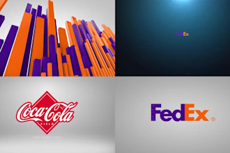 design logo animation for youtube intro outro
