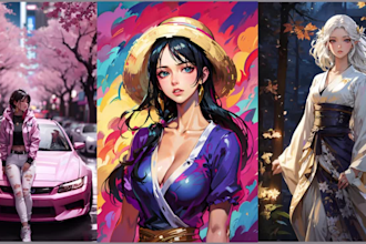 do anime pastel dream with ai