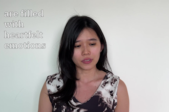 record a female asian english or chinese voiceover fast