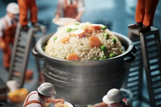 do ai minature 3d miniature video ai food miniature  food photography