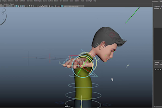 do 3d character rigging in maya