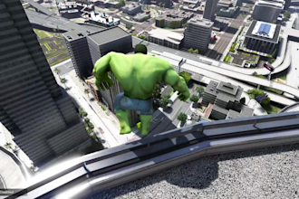 create a viral gta 5 superhero falling video