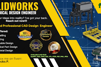 provide mechanical product design in solidworks
