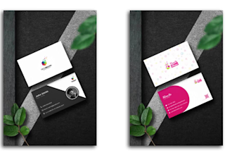 design creative unique business cards with a qr code