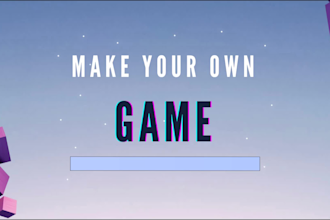 create a full 2d game for you to publish