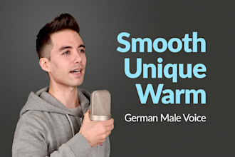 record a professional german voice over