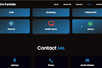 do website development, personal portfolio, business website