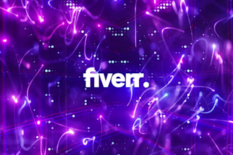 create a 1 hour vj visuals set with your dj logo