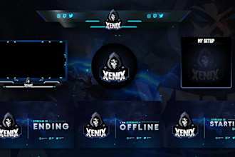 do your amusing twitch animated overlay for your live stream