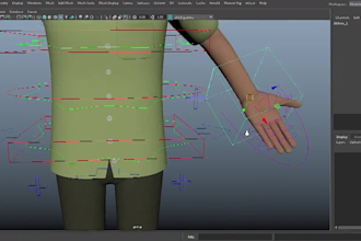 rig your 3d character in maya and blender