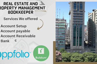 do real estate and property management bookkeeping using buildium and appfolio