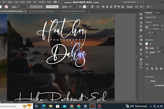 design unique signature or hand drawn or text or font photography logo