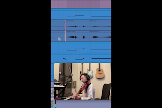 arrange and orchestrate strings with real violin and midi