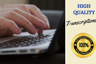 do accurate transcription for your audio and video files