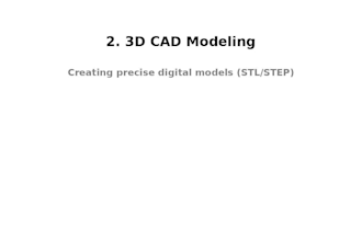 create 3d printable stl files and prototypes