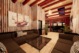 do a floor plan 3d model and realistic interior renders of your interior space