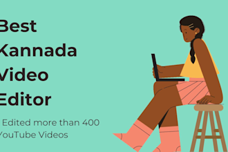 edit english or kannada videos for youtube and e learning courses