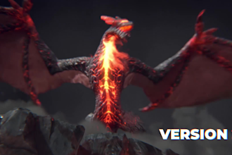 make up to 10 epic logo intro videos with dragon and fire