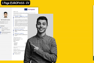 do professional europass CV, UK CV, german resume cover letter writing service