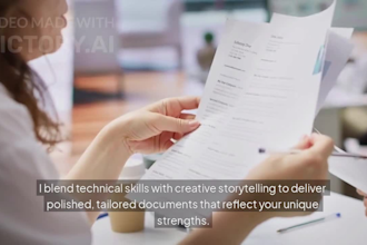 create ai enhanced resume, cover letter, linkedin and portfolio site