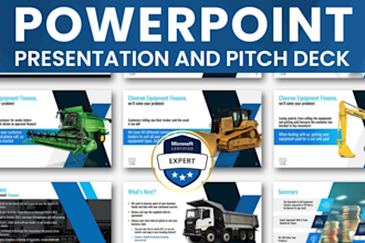 design real estate pitch deck, business profile, presentation design