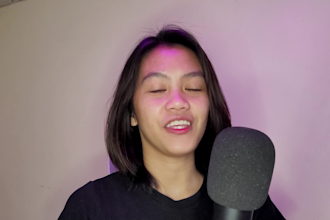 record a professional female voice over