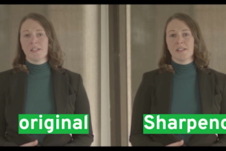 upscale,enhance, sharpen,denoise remove blur from video in 6 hours