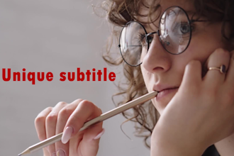 add professional synced subtitles or captions to your video