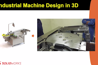 design your industrial machine or automation equipment in solidworks