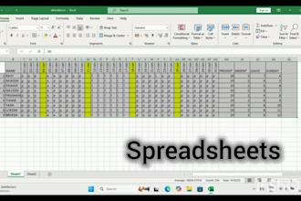 clean, format, merge, split excel data
