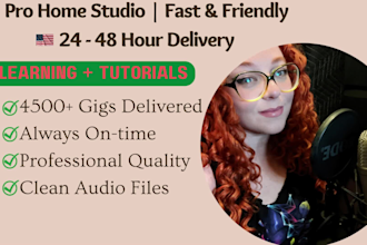 voice your elearning modules and tutorials