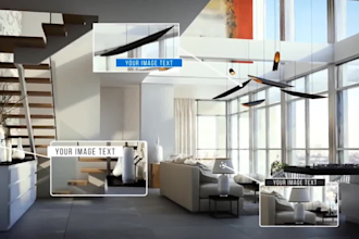 edit drone videos for your real estate promos with motion graphics