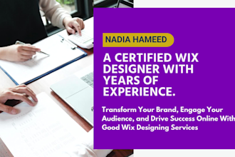 design a wix website and redesign wix website