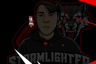 craft professional twitch logo, overlays and screens in 24hrs