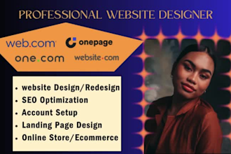 design redesign one page io one com web com multilingual website com ionos
