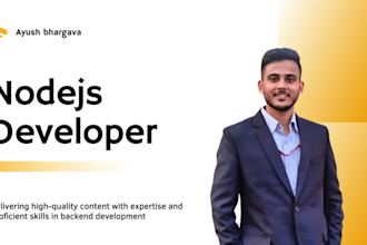 be your nodejs backend specialist or handle API integration