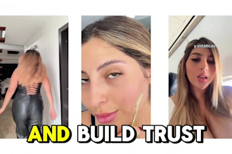 be your ugc video model for tik tok ads in english and spanish