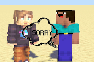 make a funny minecraft short animation for your channel