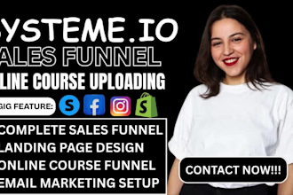 systeme io sales funnel online course systeme io funnel landing page systeme io