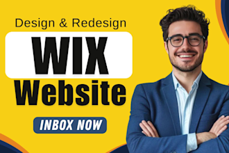 do wix website design, wix website redesign or wix studio website development