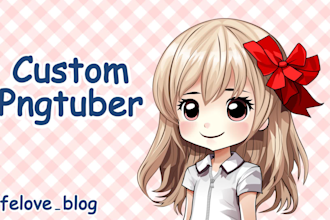 custom pngtuber chibi for veadotuber mini