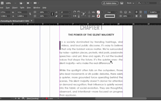 format manuscript, typesetting with interior design for nonfiction book